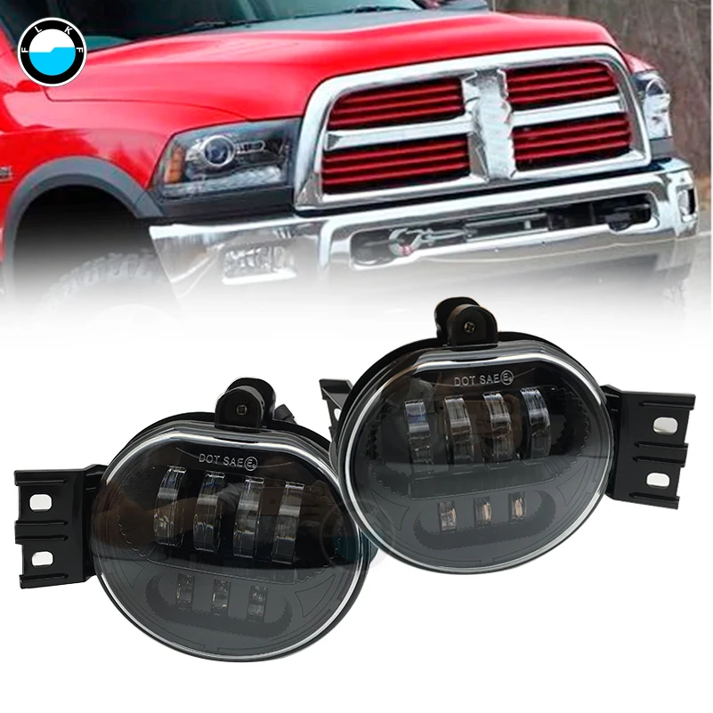 

Hot Fog Lamp Assembly 2 pcs 63W for dodge ram 1500/2500/3500 New Body Style models only Fog Lamp Pasing Lights.