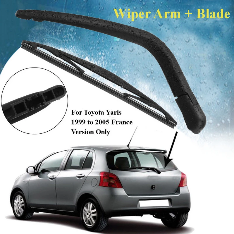 Newest Rear Window Windshield Wiper Arm Blade Set For Toyota Yaris 1999-2005