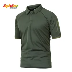 IGLDSI Men's Summer Camouflage Polo Shirt New 2024 Camo Polo Man Brand Breathable Quick Dry Short Shirts