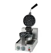 

Electric Digital Rotary Waffle Maker Machine Baker Stainless steel machine body 1300w Waffle Making Machine