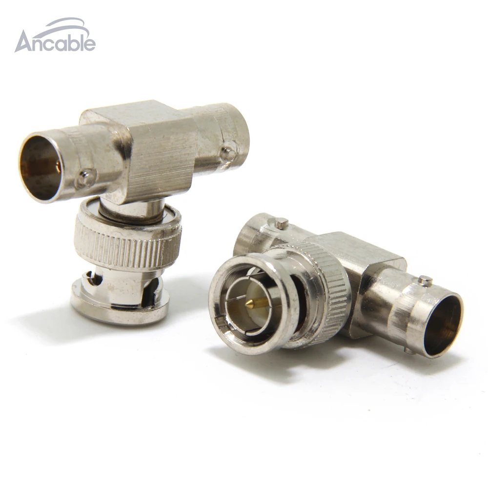 Ancable 5-Pack BNC Mâle à Double Femelle BNC Prise T Forme RF Coaxial 3 Voies Adaptateur pour la VIDÉOSURVEILLANCE De Sécurité Système de Caméra DVR