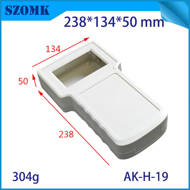 1Pcs 238*134*50mm hot selling plastic LCD enclosure junction housing electronics handheld plastic box for instrument device