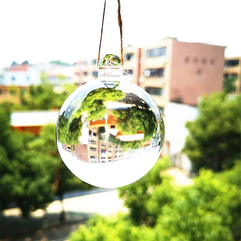 50mm Transparent Glass Magic Smooth Ball Gorgeous Crystal Chandelier Sphere Chandelier Part Christmas Tree Drops Home Decoration