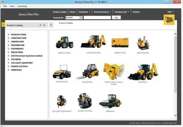 Запчасти сервис JCB Pro 1,18 jcb, каталог запасных частей
