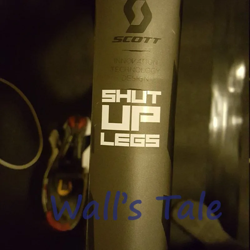 SHUT UP LEGS Bicycle Motivational Quote Art Decals Cycling Inspirational Saying Vinyl Sticker Bike Top Tube Or Stem Decor