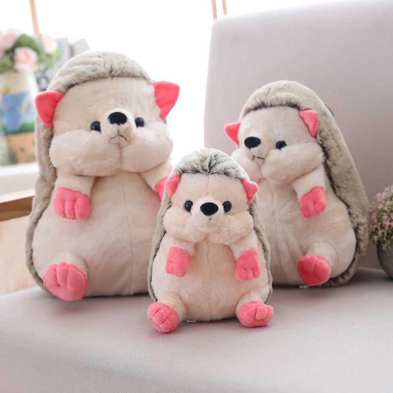 25/35cm Cute Lovely Plush Hedgehog Doll Staffed Animal Plush Toys Soft Cartoon Pillow Kids Hedgehog Toy Kawaii Gift for Girls