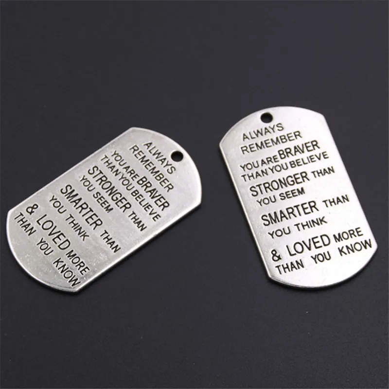 2pcs  Silver Color Best Friend Words 