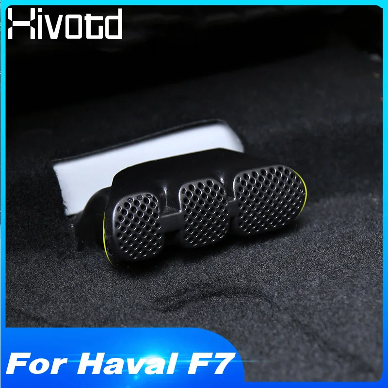 Hivotd For Haval F7 F7X 2023 Car Rear Seat Air Outlet Protective Covers Vent Dust-proof Anti-blocking Interior Trim Accessories