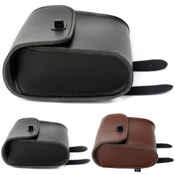 Universal Synthetic Leather Bar Mount Luggage Saddle Bag Motorcycle Bicycle Tool Pouch