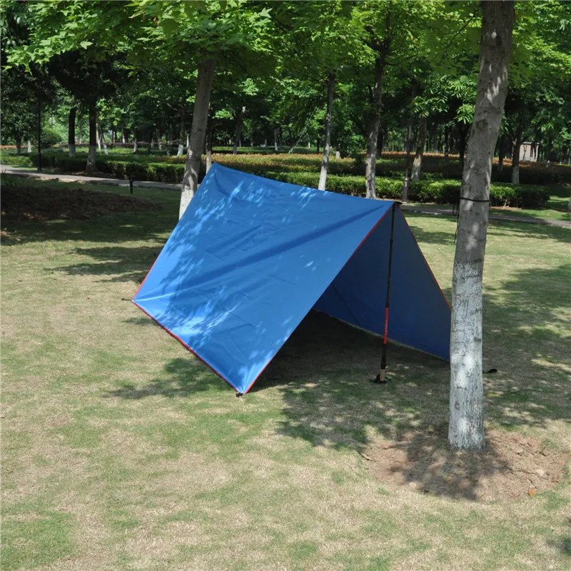 Portable picnic Sun Shelter Canopy Outdoor Hiking camping sky backdrop foldable Army Green/Blue/Red trekking awning canopy