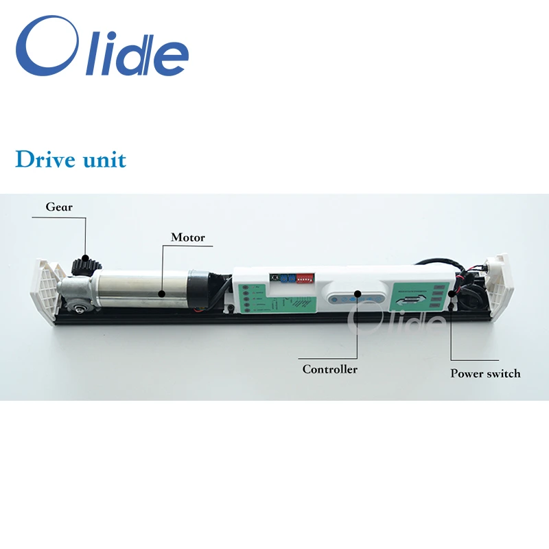 Olide Residential Automatic Sliding Door Operator,Black Electric Patio Door Opener