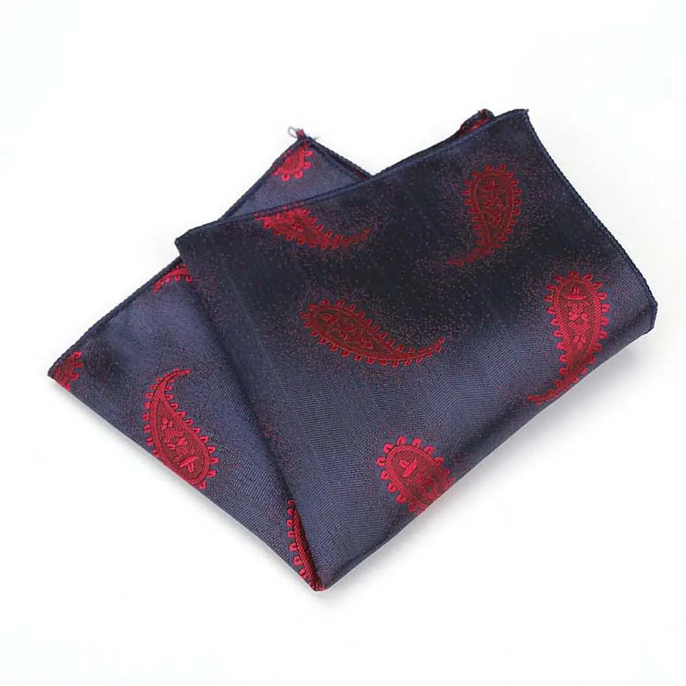 HUISHI-Pañuelo cuadrado con bolsillo Floral para hombre, trajes de Cachemira, Jacquard, bolsillo cuadrado