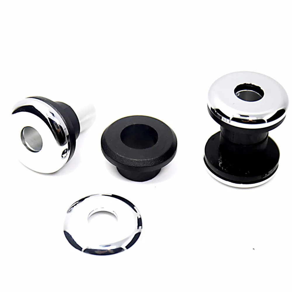 1Pair Chrome Riser Bushings For Harley Street Glide Road King Trike Tour FLH/T FLHX FLHR 1984-2016