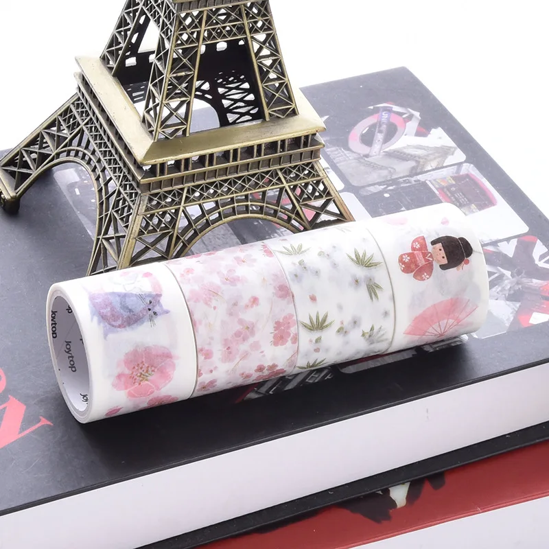 3cm Cute sakura Washi Tape adhesive tape  DIY decoration Scrapbooking Sticker Label Masking Tape School Office Supply