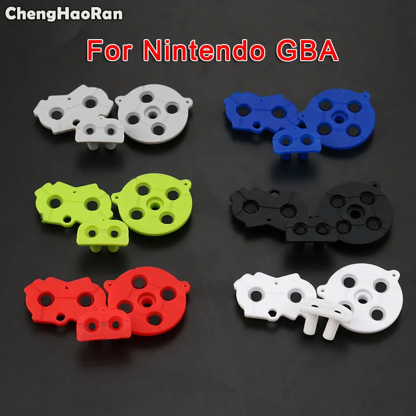 

ChengHaoRan Colorful For Nintendo GameBoy Advance Silicone Rubber Pad Button Conductive Contacts A B Select Start D pad For GBA