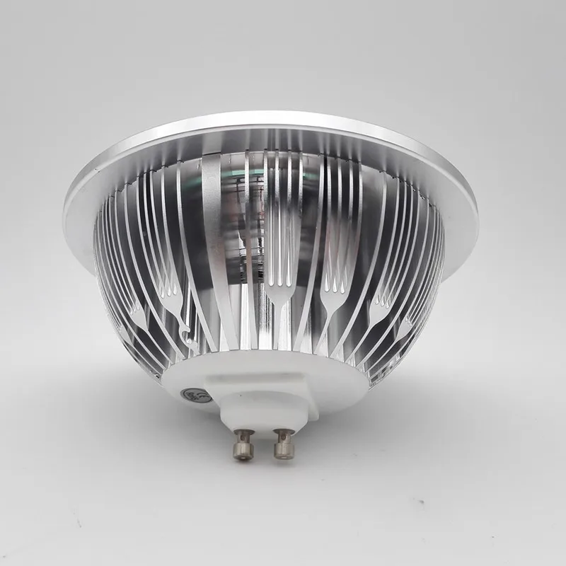 High Power Dimmable GU10 15W Warm Cold White COB AR111 LED Spotlight ES111 LED Recessed light G53 AR111 LED Bulb Lamp 85-25V 12V