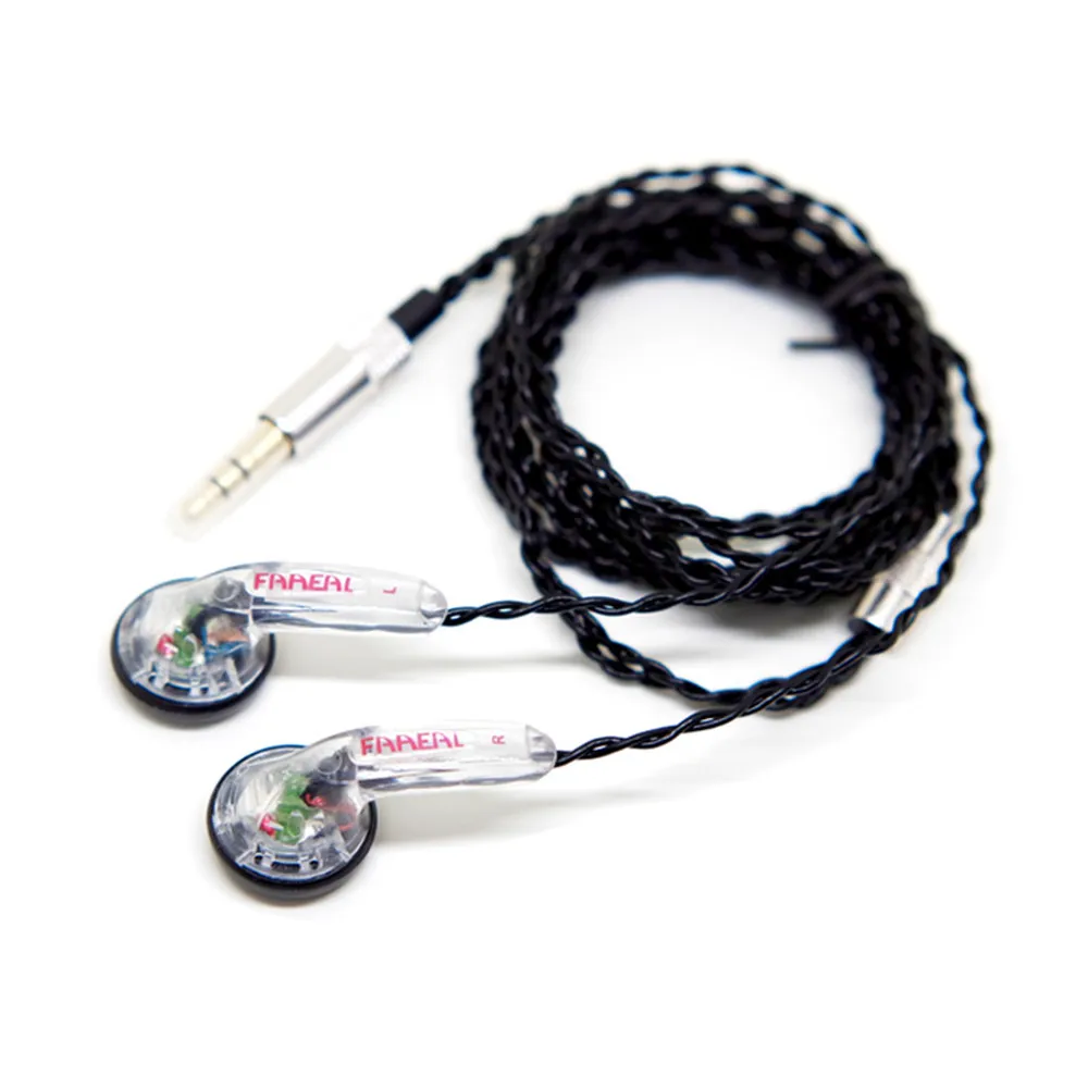 Faaeal fone de ouvido 64ohm 3.5mm intra-auricular, fone de ouvido dj doce de liga sem fio