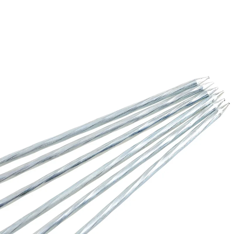 Stainless Steel BBQ Skewers kabob Meat Prod Wooden Handle Skewer Long Grill Sticks Outdoor Camping BBQ Tools 30cm 12pcs/pack