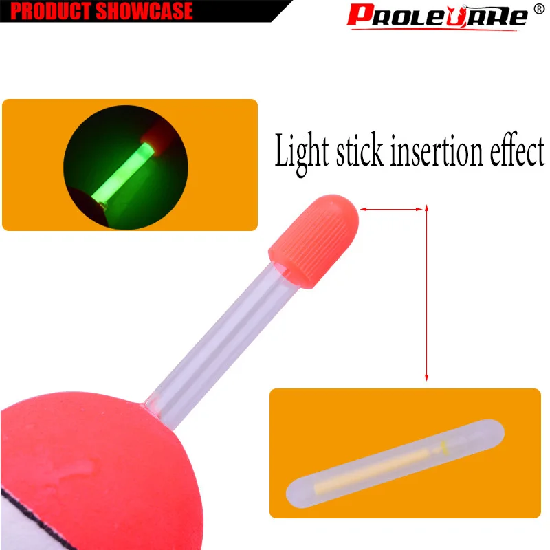 1Pcs Luminous EVA Rock fishing float Fish bait detector For high sensitivity Fishing Accessories bait weight 20g/30g/40g/50g