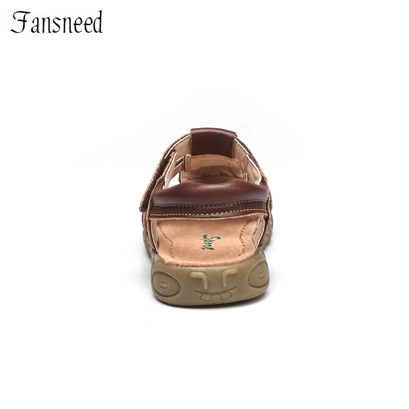 Children Shoes Summer Sandals Genuine Leather Quality Boys and Girls Beach Sandals Cowhide Causal Kids Shoes