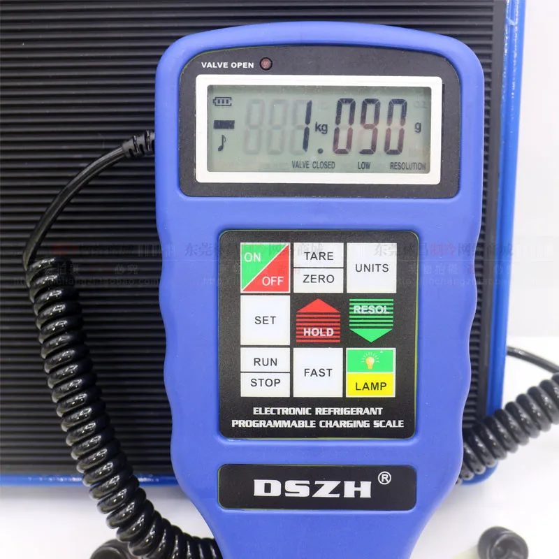 RCS-N9030 HVAC/Refrigerants Large Flow Programmable Precision Electronic Digital Balance Scale Calibration Weight 100KG