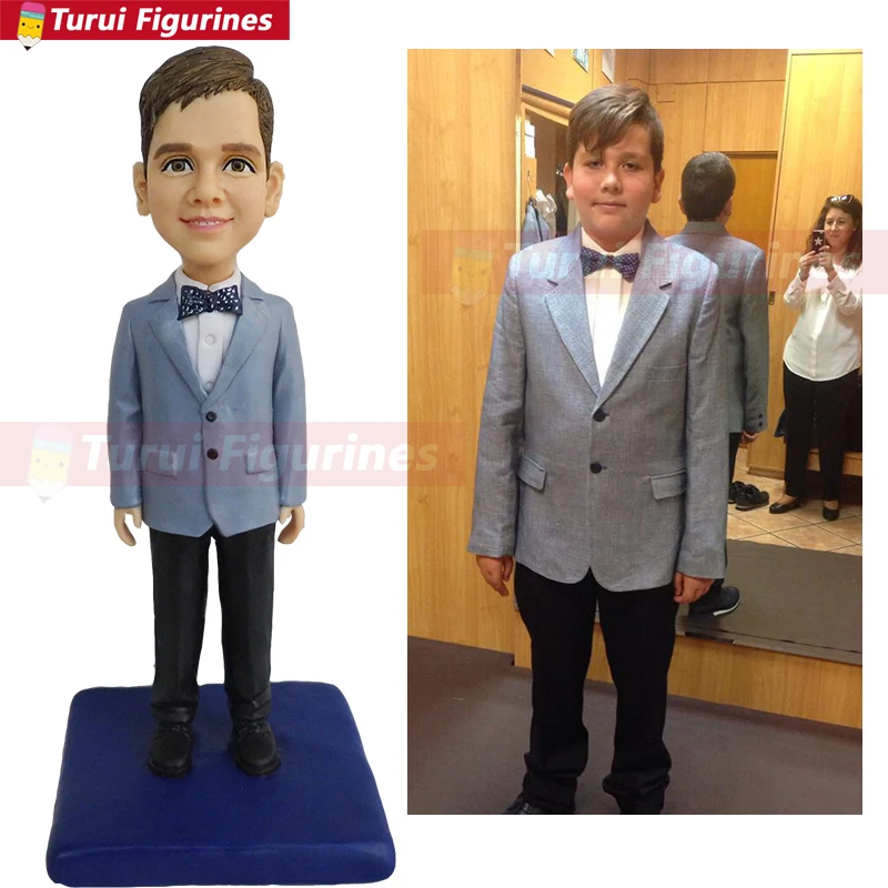 communion little boy figurine hobby collection bobblehead vintage mini figure custom hand painted models clone my face