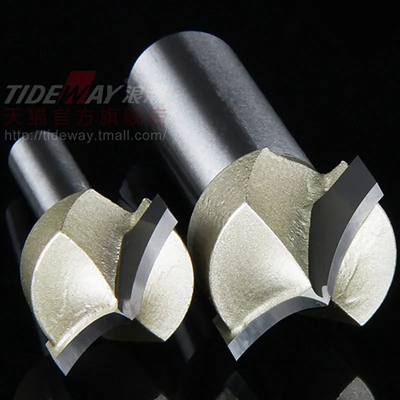 Point-cut Round Over Groove 1/4*1/4 WoodWorking Tool Needle Nose Cutters Wood CNC Router Bits Endmill Manufacturer Tideway 2886