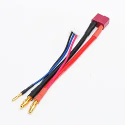 1PCS RC Lipo Battery 4.0mm Banana to Female T Plug 4mm Adapter RC Balance Charge Cable For LiPo Battery JST-XH Balance Wire