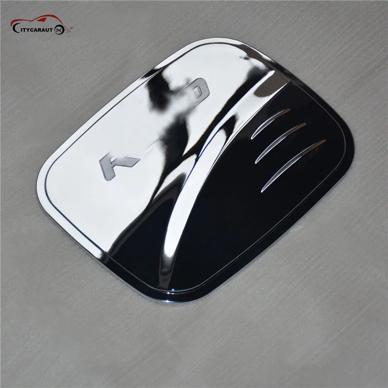 ABS silver chromium oil tank cover gas tank cover fit for HILUX REVO 2015 2016 2017