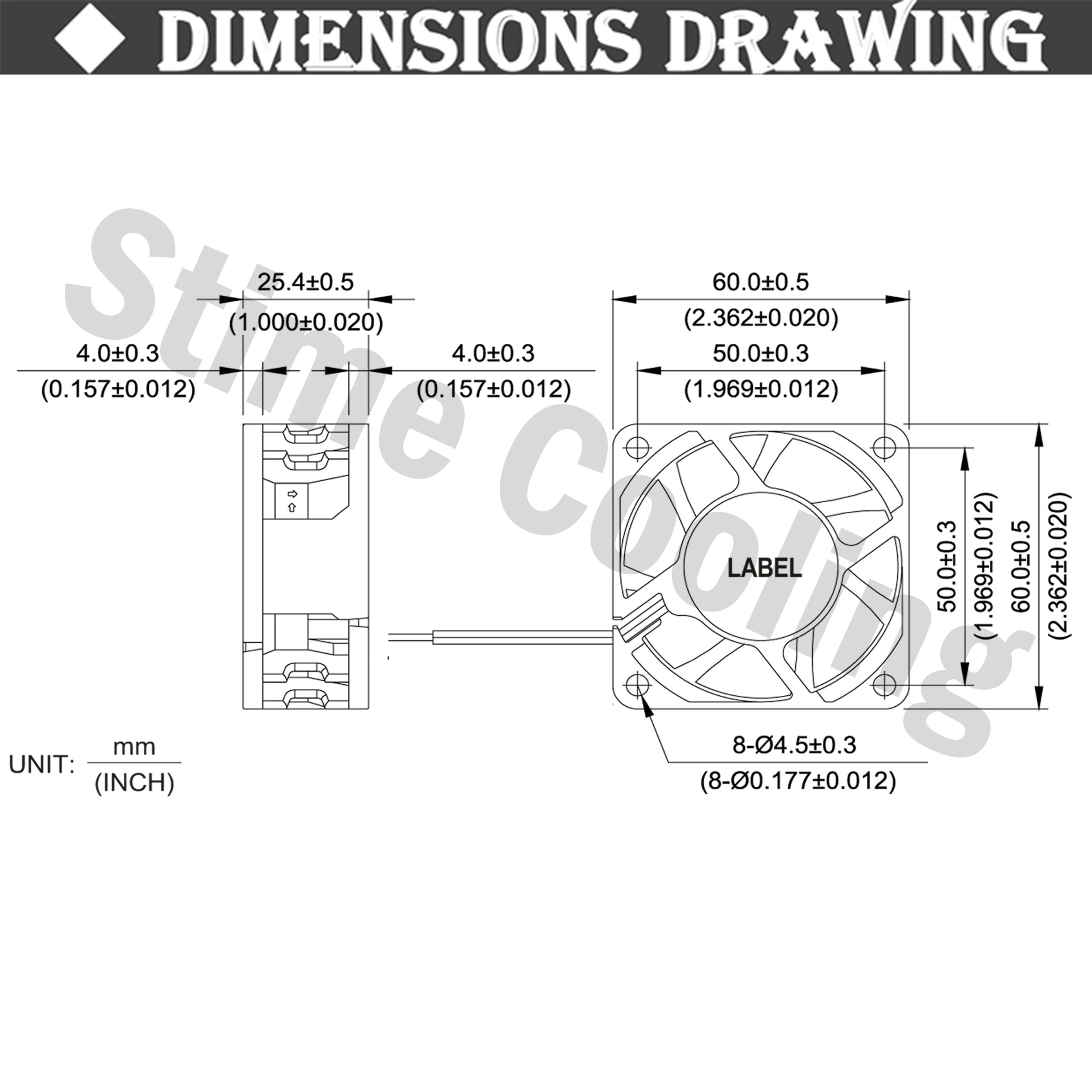 Imagem -06 - Gdstime-ventilador Esférico sem Escova 60 mm x 25 mm 6cm ec 110v 115v 120v 220v Ventilador de Refrigeração Aixal com 10 Peças