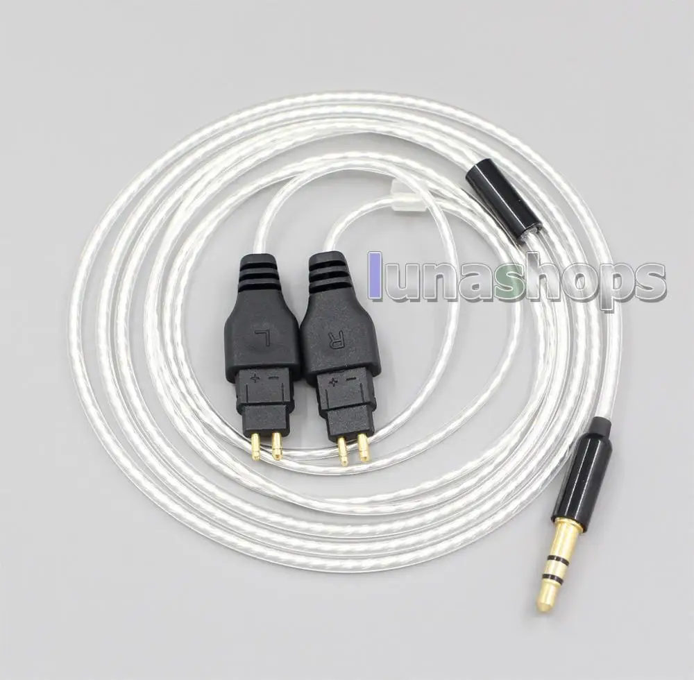 3.5mm 2.5mm Balanced Pure Silver Plated Earphone Cable For Sennheiser HD580 HD600 HD650 HDxxx HD660S HD58x HD6xx LN006192