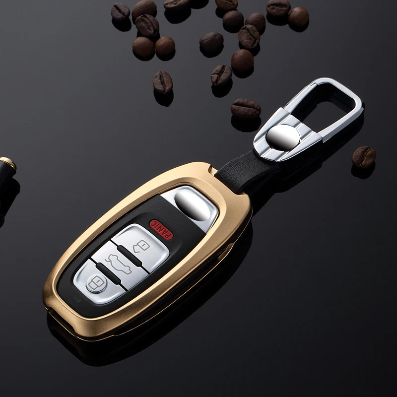 folding car remote key case for Audi A4 S4 B7 B8 A6 A5 A7 A8 Q5 S5 S6 Q7  Waterproof case for car key Silicone case for car key