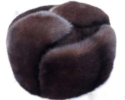 Autumn and winter mink fur casual the elderly  mink hat fur hat lei feng hat for man FREE SHIPPING