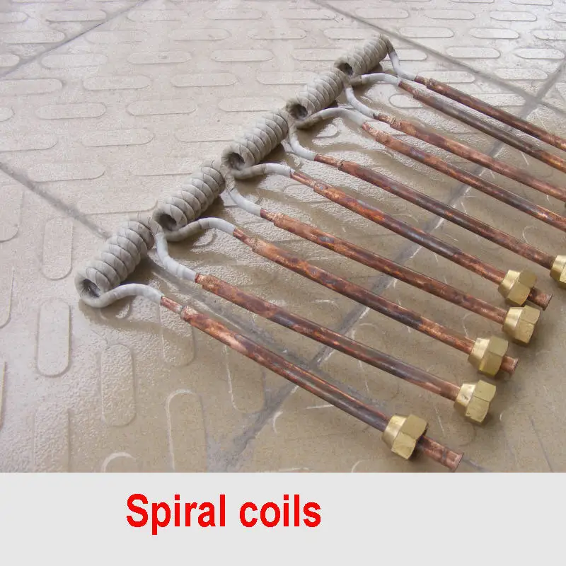 Induction coils for induction heating machine heating Knife saw blade U shape coils  Open coils