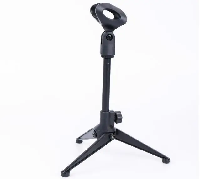 

Adjustable height Mic Stand Portable desktop support Microphone triangle bracket