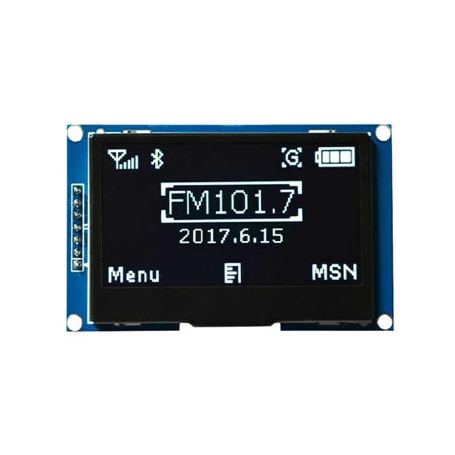 2.42 "12864 Oled Display Module Wit Scherm Spi Port Voor Arduino STM32 C51 2.42 Oled SSD1309 Display Module