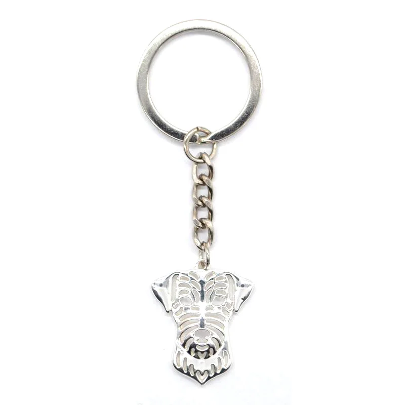 Hot Selling Pet Dog Charm Key Chains Women's Wirehaired Jack Russell Terrier Bag Holder Key Chains