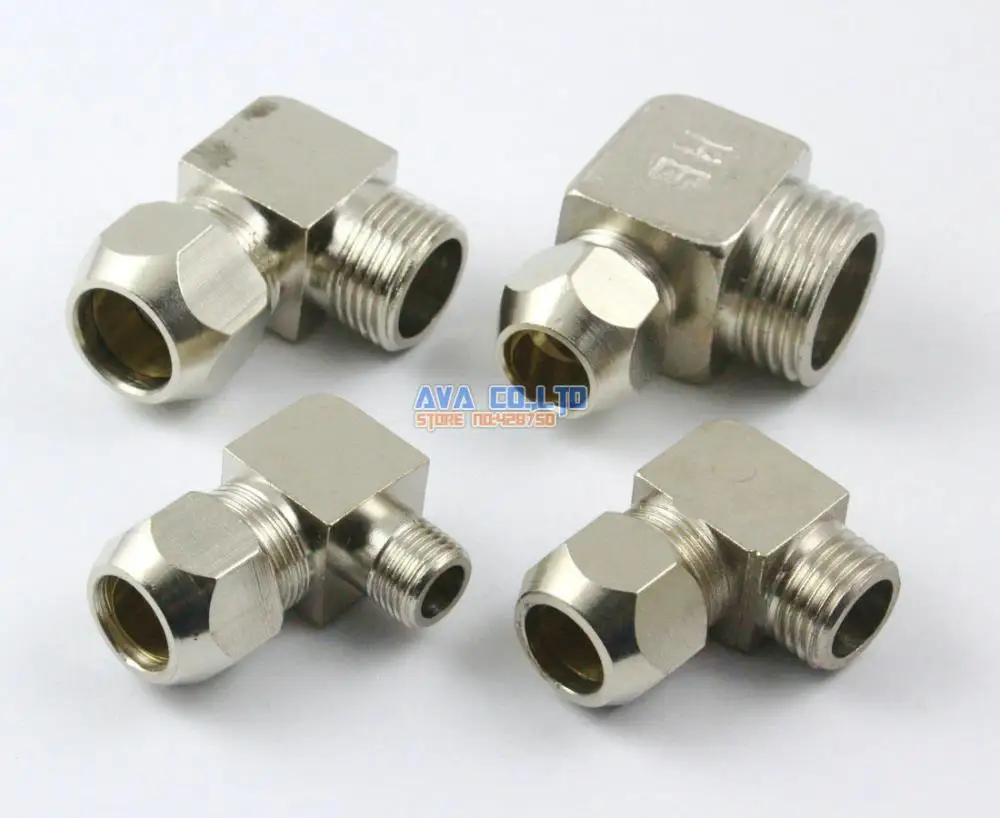 5 Pieces Brass 10mm to 3/8