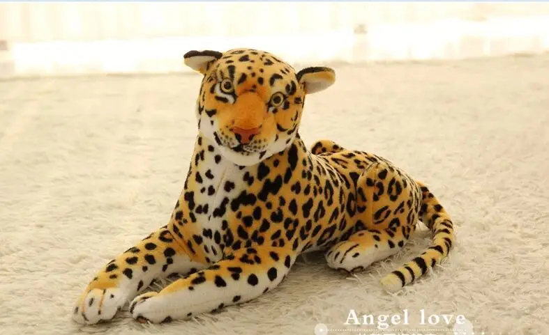 cute small plush animal leopard toy hot-selling simulation leopard doll gift toy about 40cm 0527