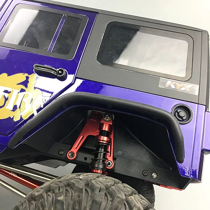 KYX Racing Nylon Fender/Mud Guard para RC Crawler Carro Axial SCX10 II Wrangler Corpo Duro 313 milímetros