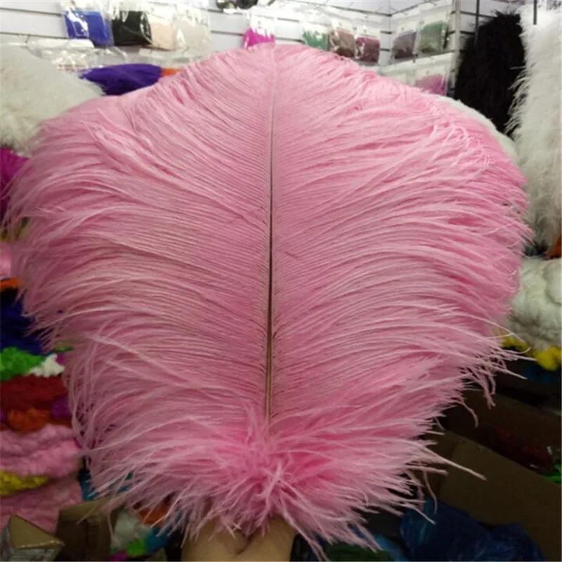 Beautiful ostrich feather 100 PCS feather length 10 - 12 inches / 25 - 30 cm of wedding to decorate a variety of color optional