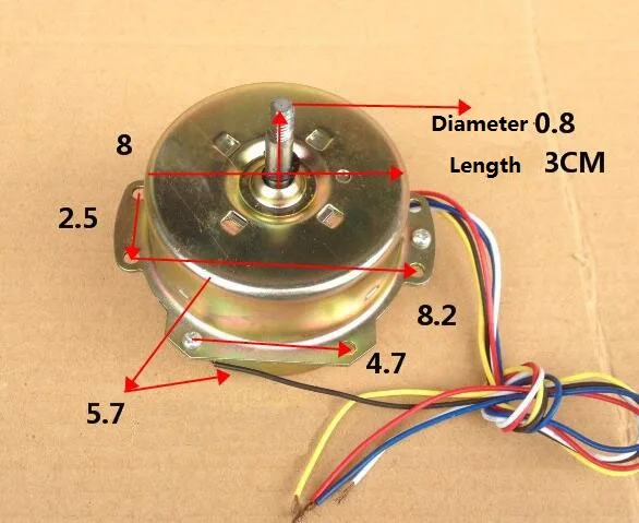 220V 50W YSZ-300mm Desk Electric Fan motor 5 wires 1150r/min