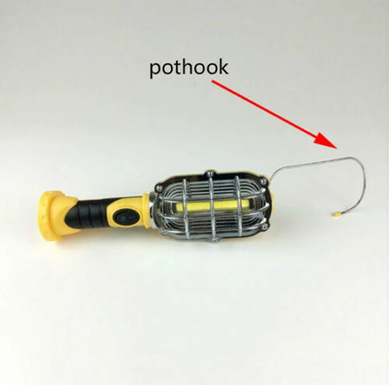 Protable LED Work Flashlights Car Repair Working Lamp AA Battery Powered Torch Built-in Magnet Hook Tent Camping Lantern