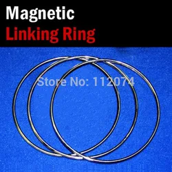 Large Size Magnetic Linking Ring 3 Rings Set (Dia*31cm,Stainless Steel) Magic Tricks Magician Stage Illusion Gimmick Prop Comedy