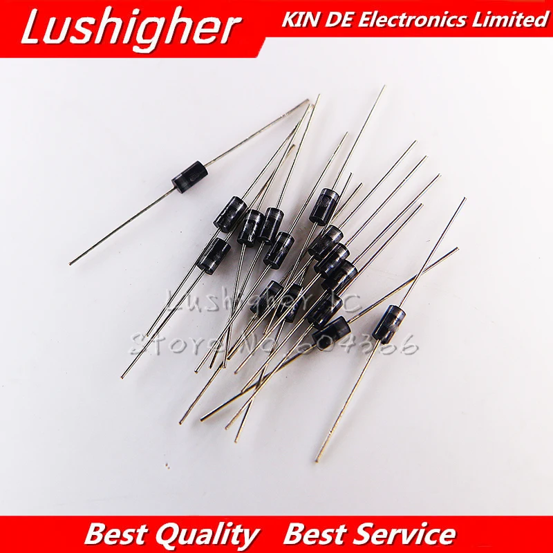 100PCS Schottky Rectifier Diode 1N5817 1N5819 1N5399 1N4937 1N4004 1N4001 1N4007 UF4007 HER107 FR207 FR157 FR107 RL207 DO-41