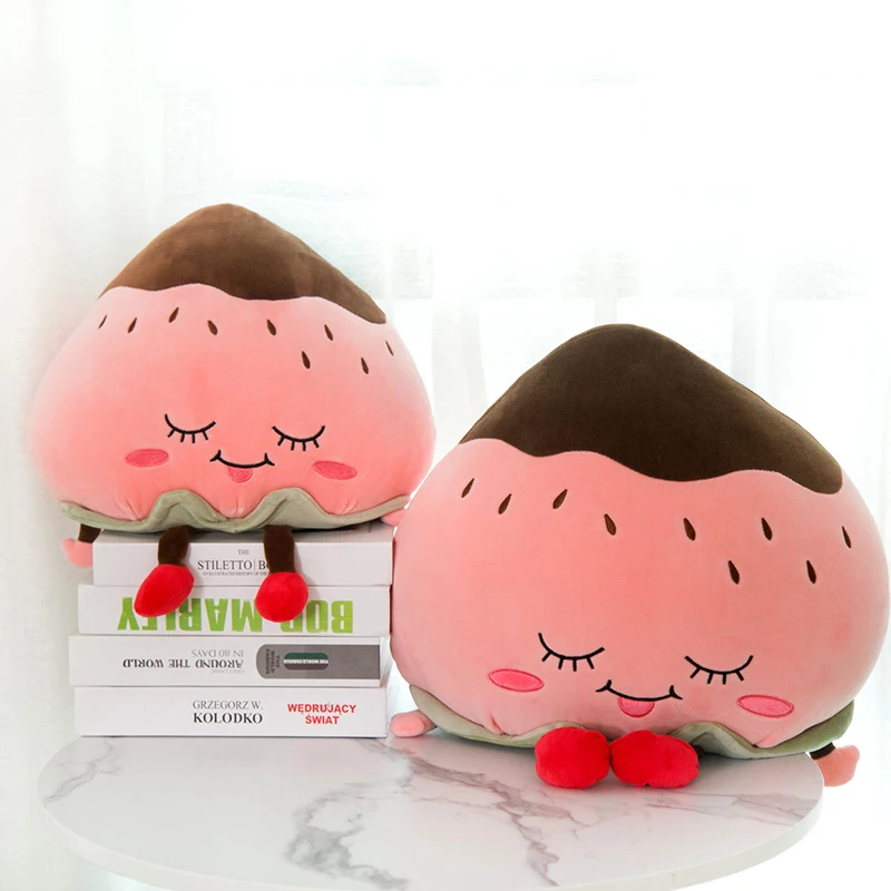 Melancia morango pêra brinquedos de pelúcia kawaii dos desenhos animados bonito fruta recheado boneca macio meninos meninas almofada travesseiro para crianças