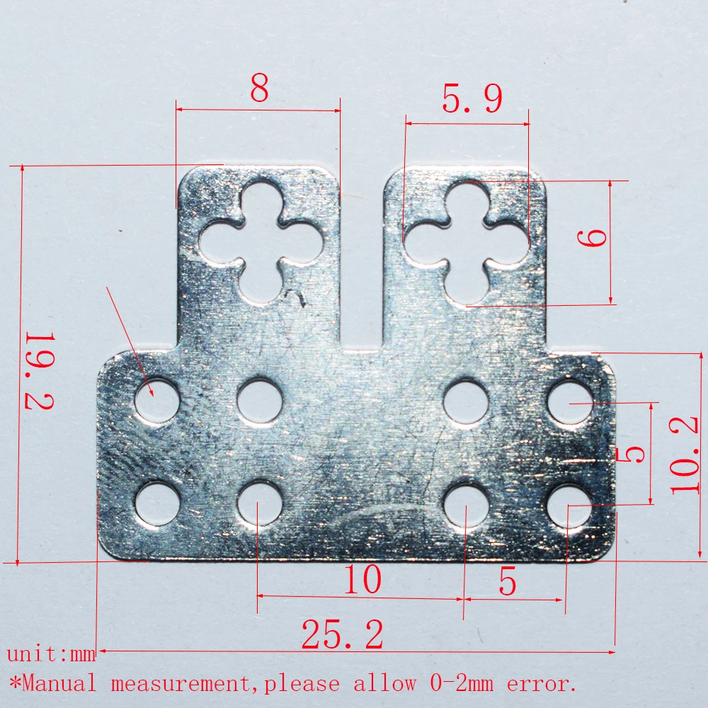 10/100pcs 25x10mm Flat motor stand 130 frame dron rc car plane robot kids toys for boys diy baby accessories montessori I25102BP