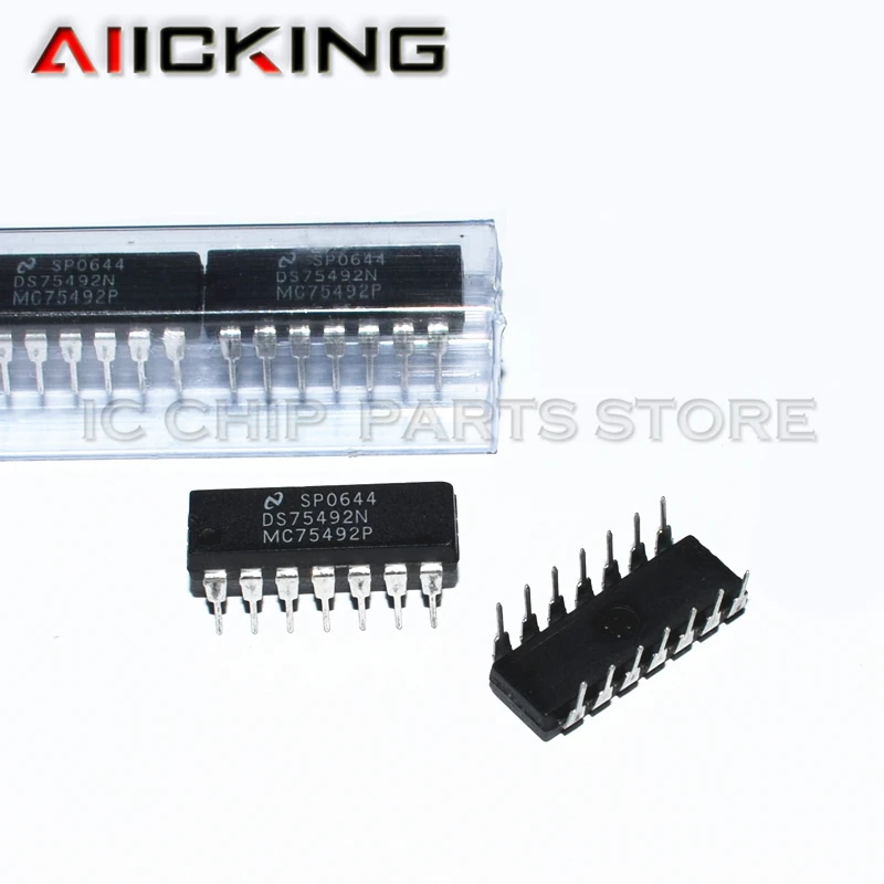 10/PCS DS75492N DS75492 DIP14 Terintegrasi IC Chip Baru Asli