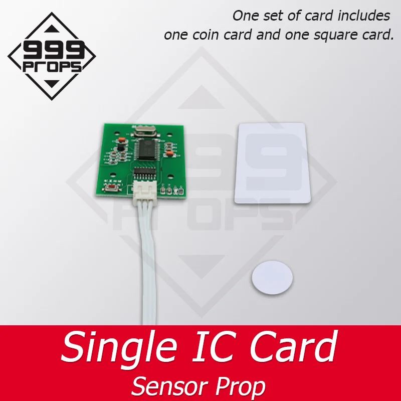 

Single RFID prop room escape adventurer game put ic card in related IC reader to unlock with audio riddle game props 999PROPS