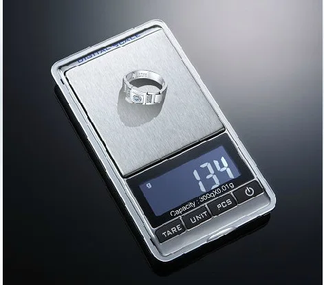 500g/0.01Mini Digital Pocket Precision Scale Jewelry Weight Electronic Balance Gram